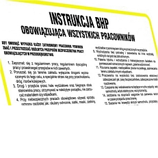 Instrukcje BHP